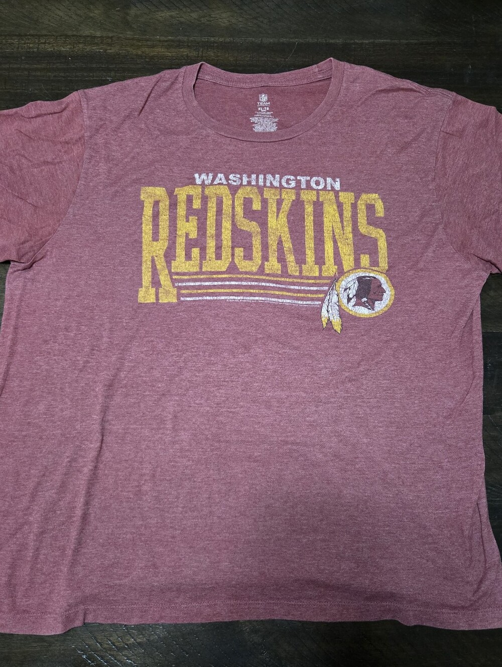 NFL Team Apparel Washington Redskins Cotton T Shirt